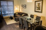 Dining + Living at 802 - 89 W 2nd Avenue, False Creek, Vancouver West