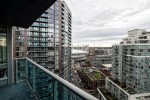 Spacious balcony at 2302 - 788 Hamilton Street, Downtown VW, Vancouver West
